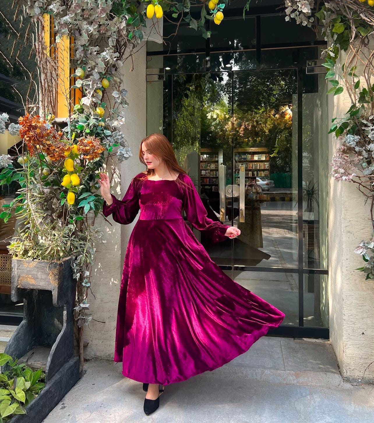 ELEGANT VELVET FROCK