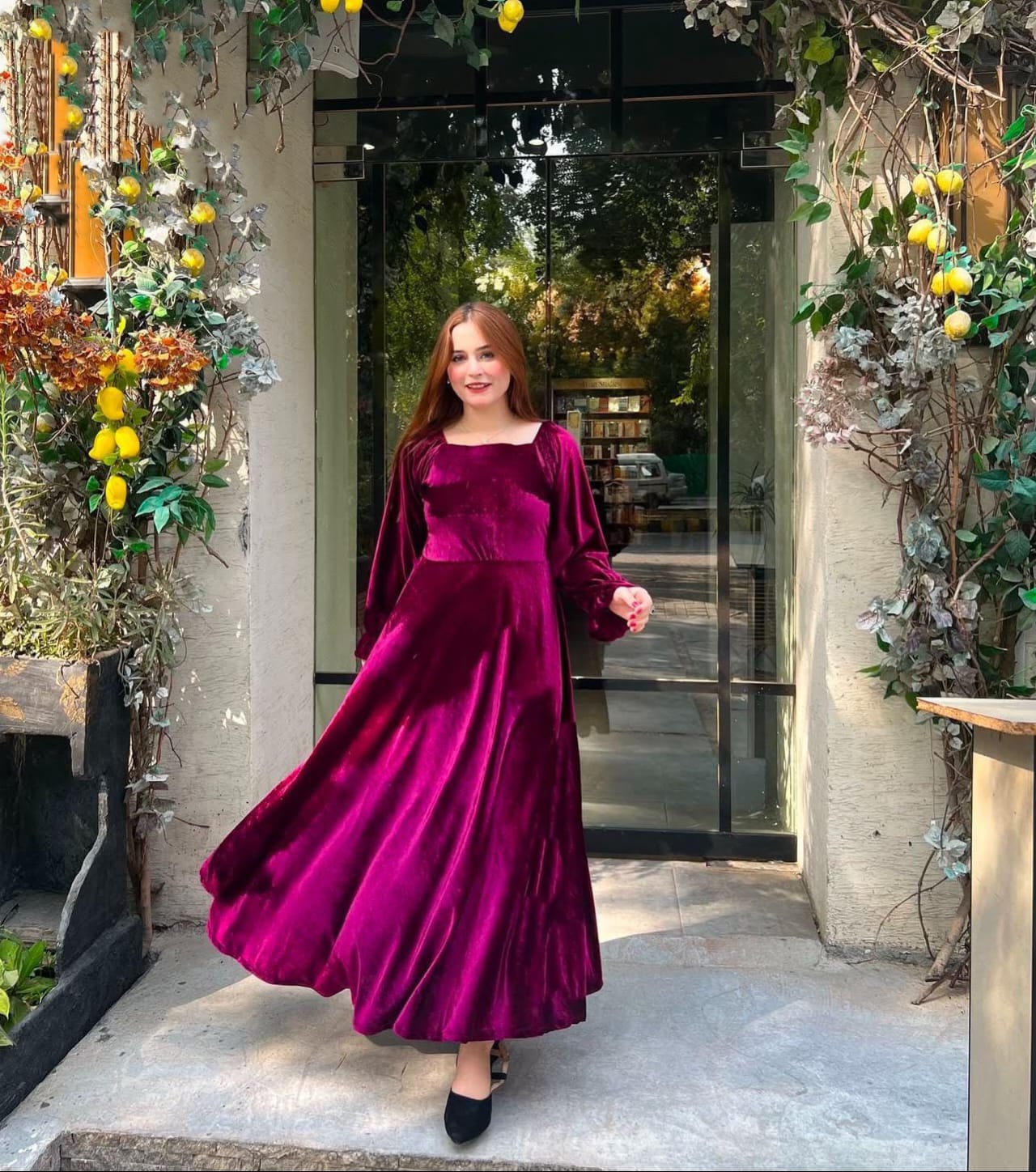 ELEGANT VELVET FROCK